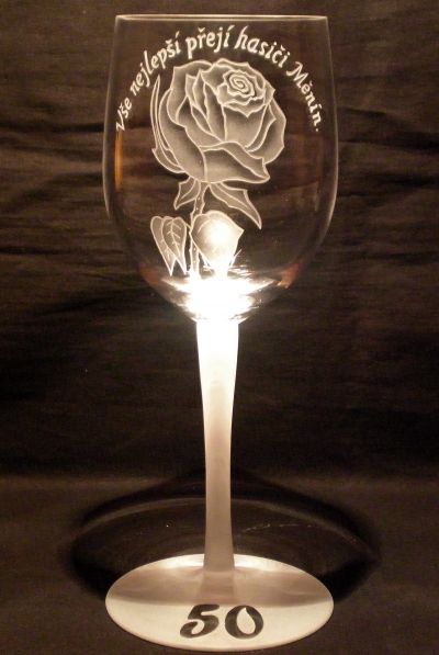photo: Dárek s motivem jedné růže