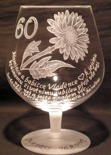 photo: Gerbera na obří číší 875 ml